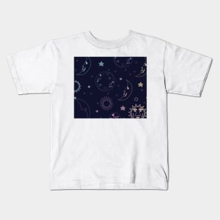 holographic moon Kids T-Shirt